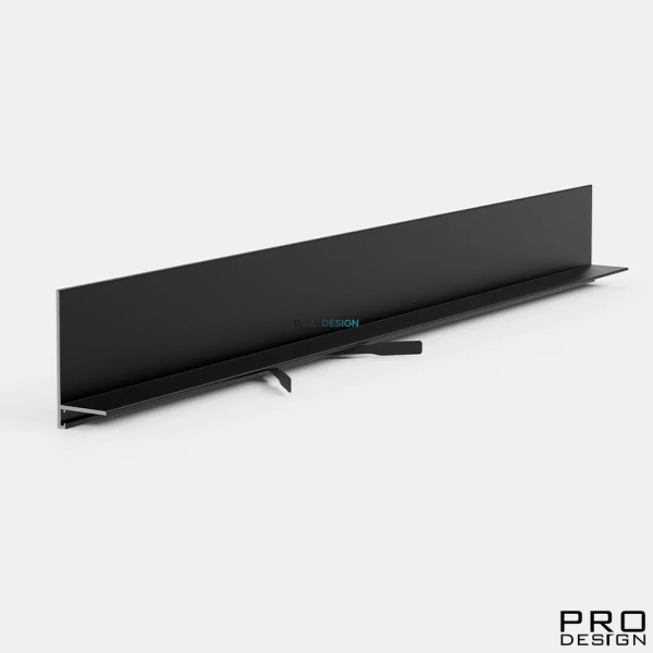 Щелевой плинтус Pro Design Mini L 601 Черный Муар
