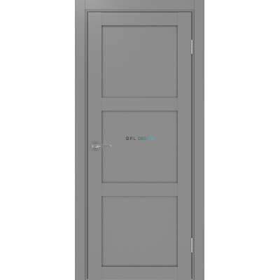 Дверь Optima Porte Турин 530.111 эко-шпон Серый