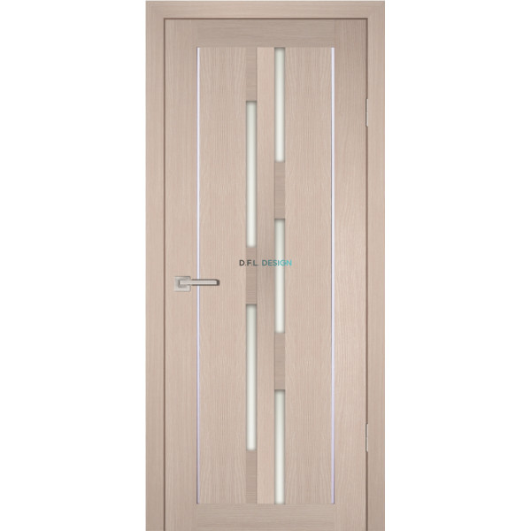 Дверь Profilo Porte PS-33 Капучино Мелинга со стеклом Белый сатинат купить