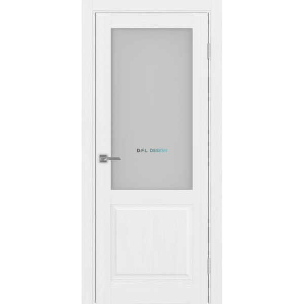 Дверь Optima Porte Тоскана 602.21 эко-шпон Белый Лёд