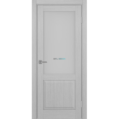Дверь Optima Porte Тоскана 602.21 эко-шпон Дуб серый FL
