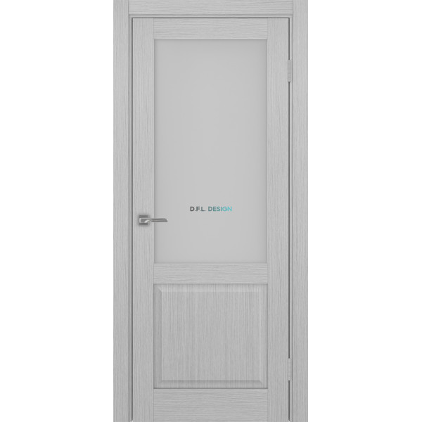 Дверь Optima Porte Тоскана 602.21 эко-шпон Дуб серый FL