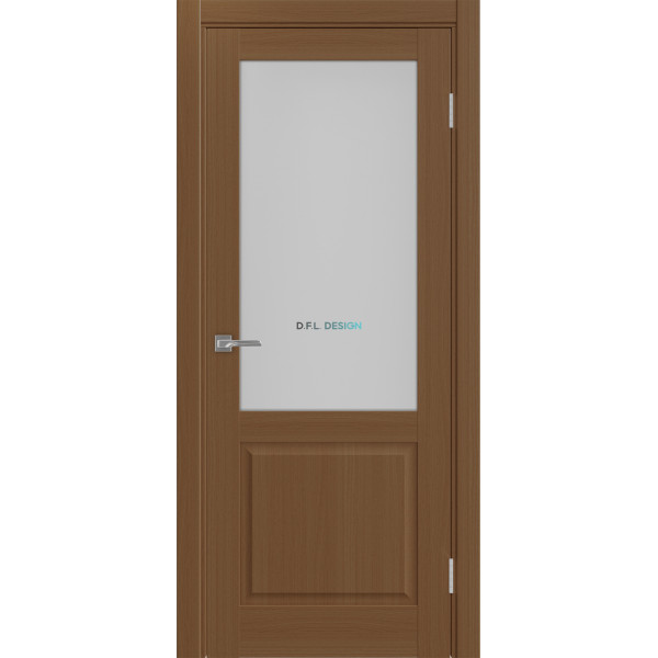 Дверь Optima Porte Тоскана 602.21 эко-шпон Орех NL