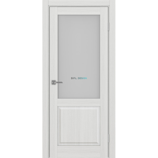 Дверь Optima Porte Тоскана 602.21 эко-шпон Ясень серебристый