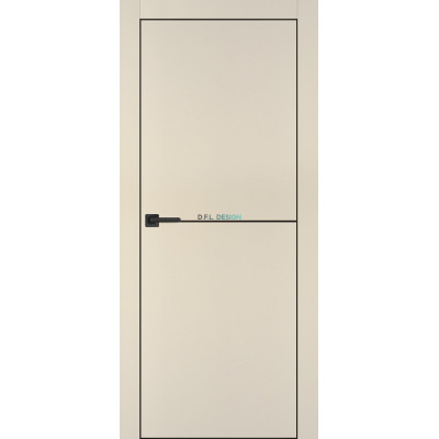 Дверь Profilo Porte PX-19 черная кромка Бежевый матовый купить
