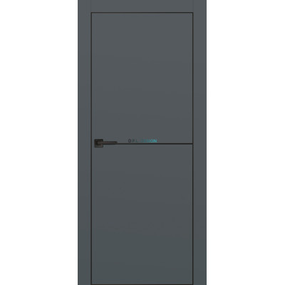 Дверь Profilo Porte PX-19 черная кромка Графит матовый купить