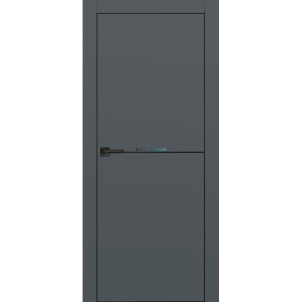 Дверь Profilo Porte PX-19 черная кромка Графит матовый купить