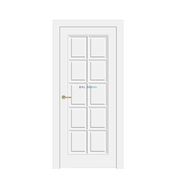 Дверь BP-Doors Прованс-10 ДГ Эмаль Белая