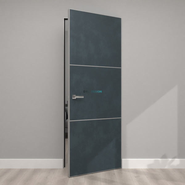 Скрытая дверь Eporta Dorsum 11.2 Invi экошпон бетон графит