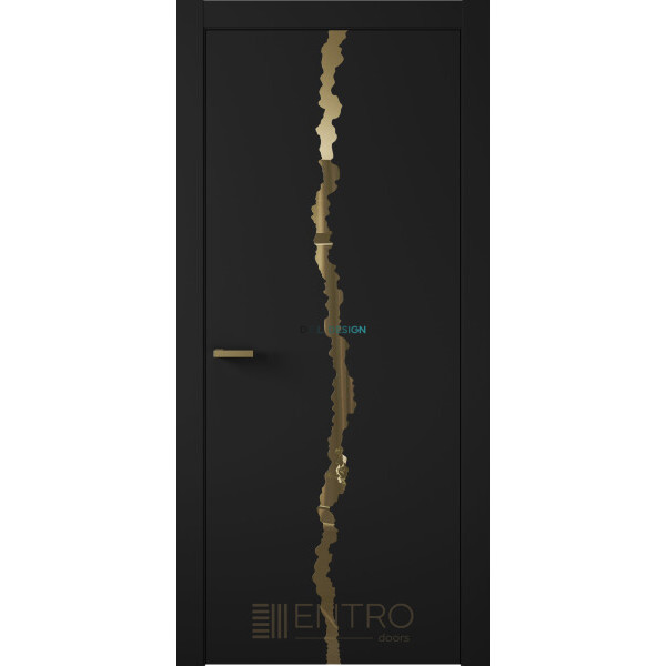Дверь ENTRO Rift 3 Пастель Блэк