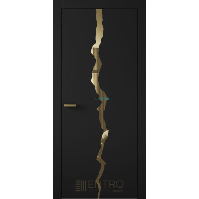 Дверь ENTRO Rift 1 Пастель Блэк
