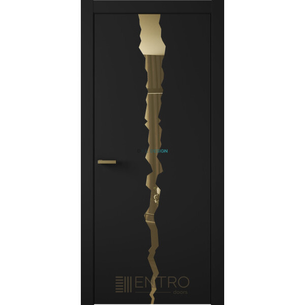 Дверь ENTRO Rift 2 Пастель Блэк