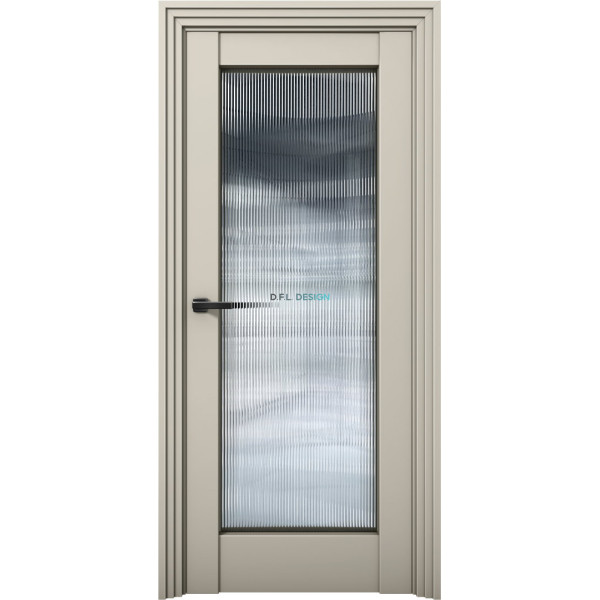 Дверь Aurum Doors Ni 5 Никель Силк грей