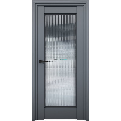 Дверь Aurum Doors Ni 5 Никель Антрацит Дверь Aurum Doors Ni 5 Никель Антрацит