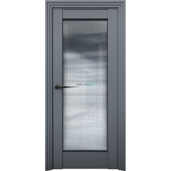 Дверь Aurum Doors Ni 5 Никель Антрацит