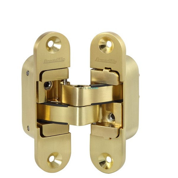 Петля Armadillo скрытой установки U3D4200R SG правая (Architect 3D-ACH 40) мат. золото 40 кг