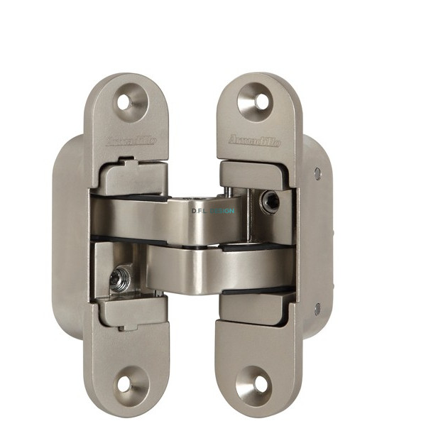 Петля Armadillo скрытой установки U3D4200L SN левая (Architect 3D-ACH 40) мат. никель 40 кг