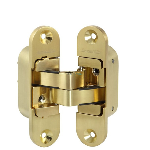 Петля Armadillo скрытой установки U3D4200L SG левая (Architect 3D-ACH 40) мат. золото 40 кг