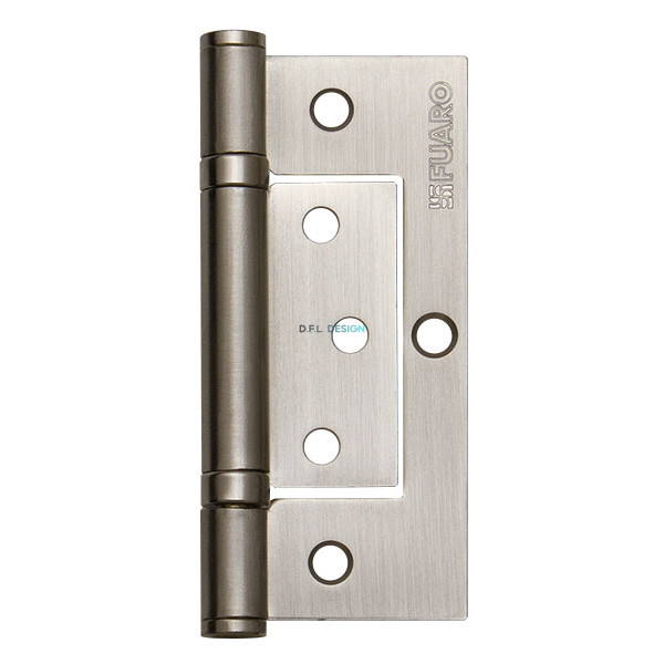 Петля Fuaro универсальная без врезки IN4300W-BL SN (300-2BB/BL 100x2,5) мат. никель