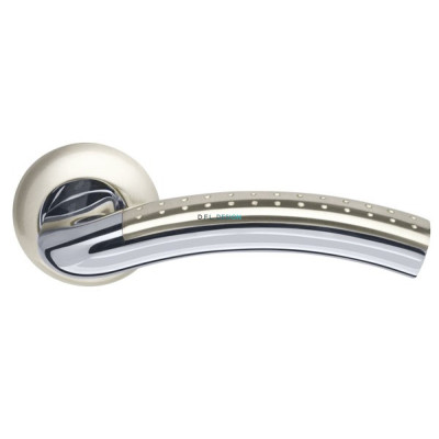 Ручка раздельная Armadillo Libra LD26-1SN/CP-3 матовый никель/хром TECH (кв. 8х140)