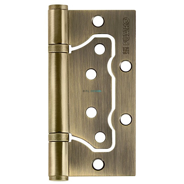 Петля Fuaro универсальная без врезки IN4500W AB (500-2BB 100x2,5) бронза