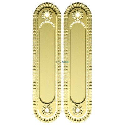 Ручка для раздвижных дверей ARMADILLO SH010/CL GOLD-24 золото 24К