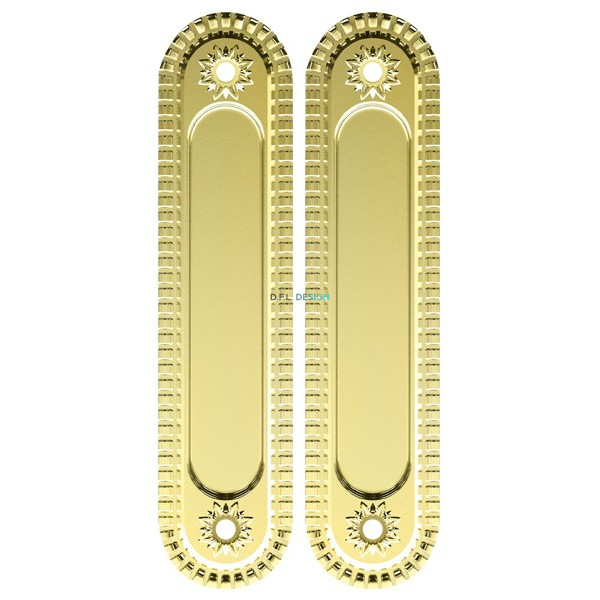 Ручка для раздвижных дверей ARMADILLO SH010/CL GOLD-24 золото 24К