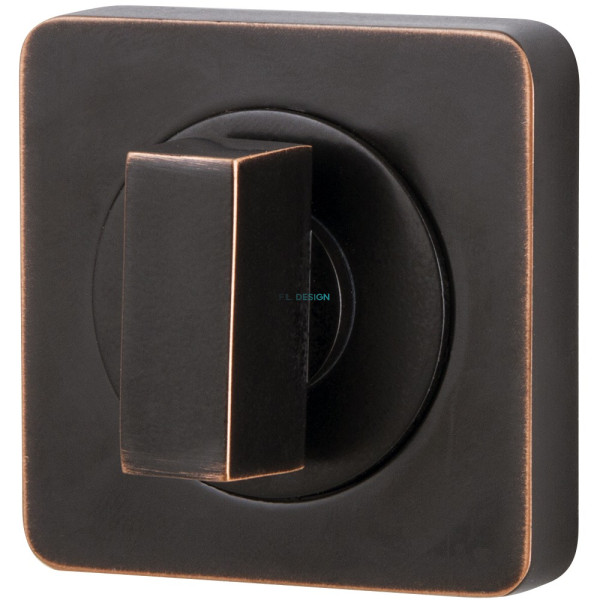 Ручка поворотная Armadillo WC-BOLT BK6/SQ-21ABL-18 Темная медь