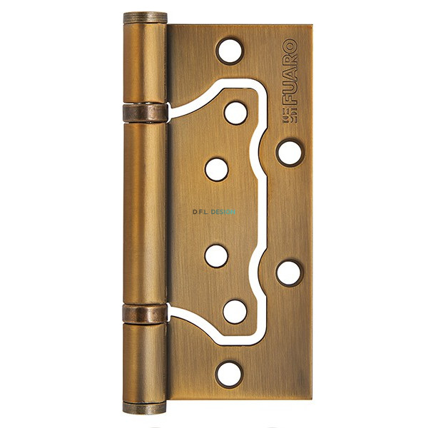 Петля Fuaro универсальная без врезки IN4500W CF (500-2BB 100x2,5) кофе