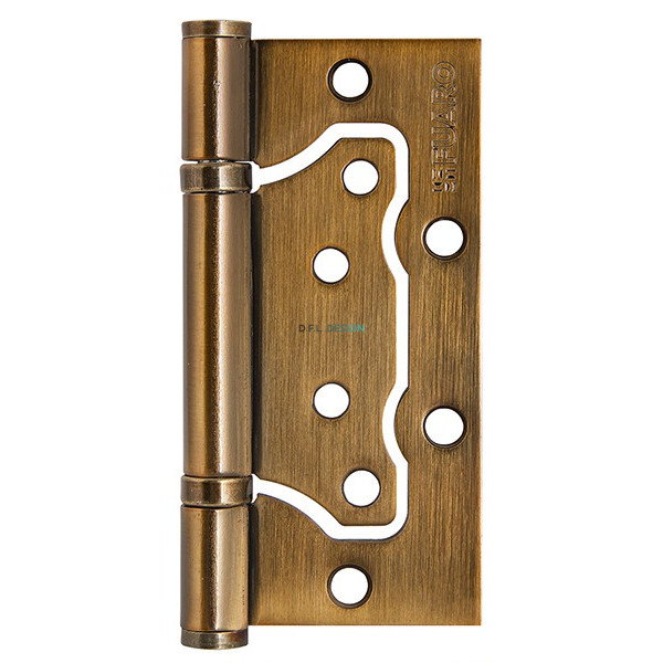 Петля Fuaro универсальная без врезки IN4500W CFB (500-2BB 100x2,5) кофе глянец