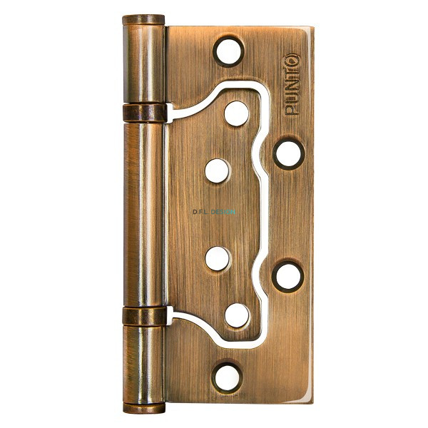 Петля Punto универсальная без врезки IN4200W CFB (200-2B 100x2,5) кофе глянец
