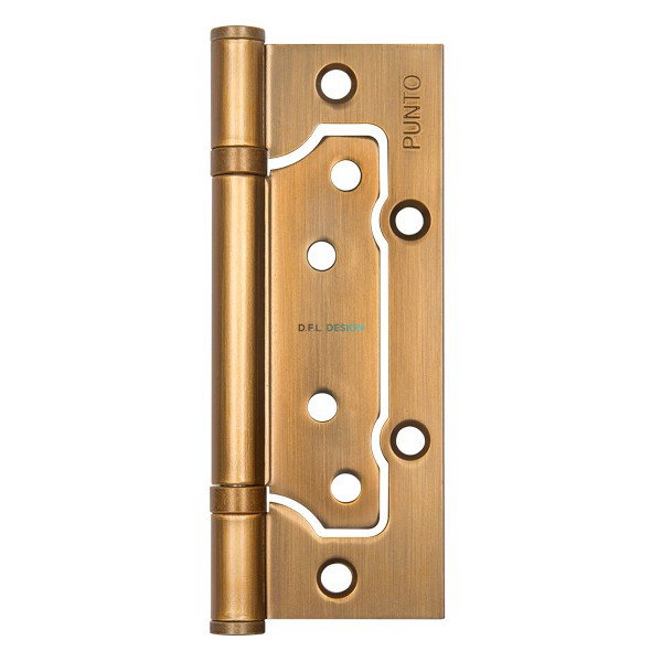 Петля Punto универсальная без врезки IN5200W CF (200-2B 125x2,5) кофе