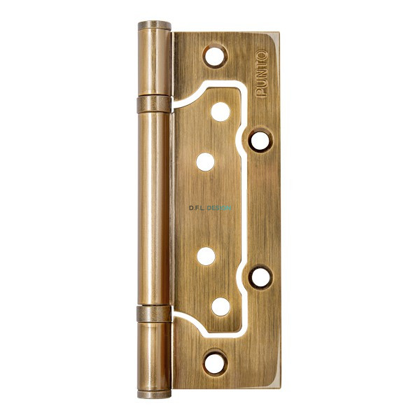 Петля Punto универсальная без врезки IN5200W CFB (200-2B 125x2,5) кофе глянец