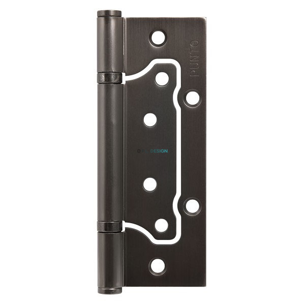 Петля Punto универсальная без врезки IN5200W GR (200-2B 125x2,5) графит