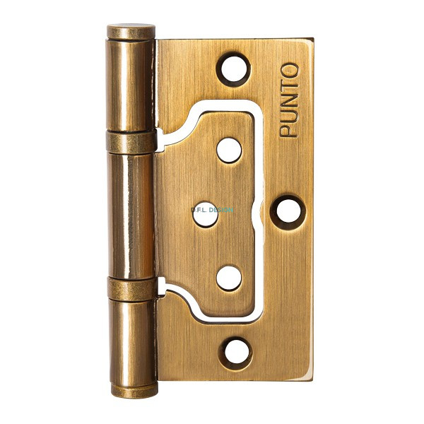 Петля Punto универсальная без врезки IN3200W CFB (200-2B 75x2,5) кофе глянец