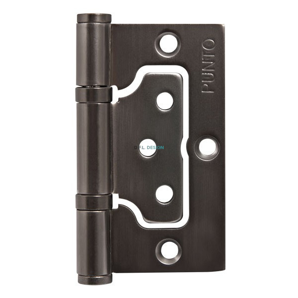Петля Punto универсальная без врезки IN3200W GR (200-2B 75x2,5) графит