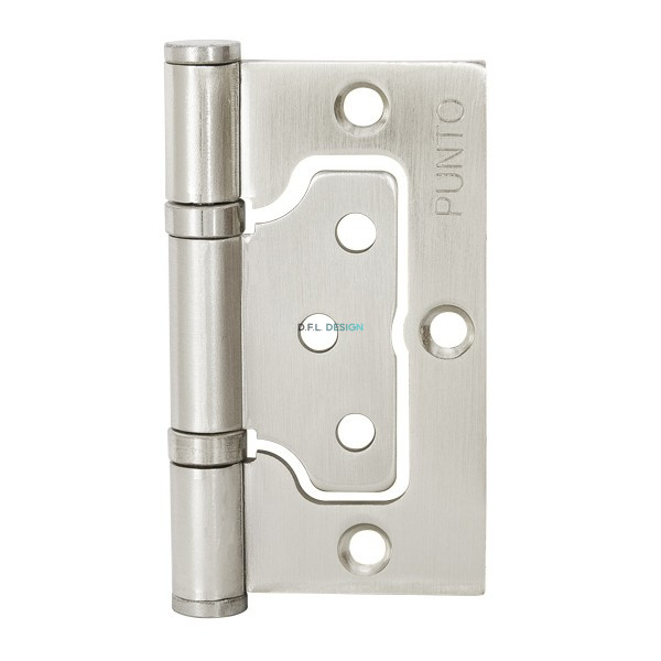 Петля Punto универсальная без врезки IN3200W PN (200-2B 75x2,5) мат. никель