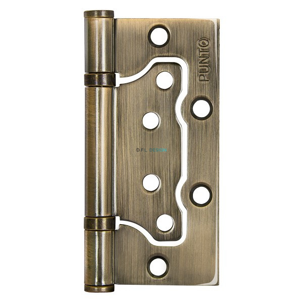 Петля Punto универсальная без врезки IN4200W-HD AB (200-2B/HD 100x2,5) бронза