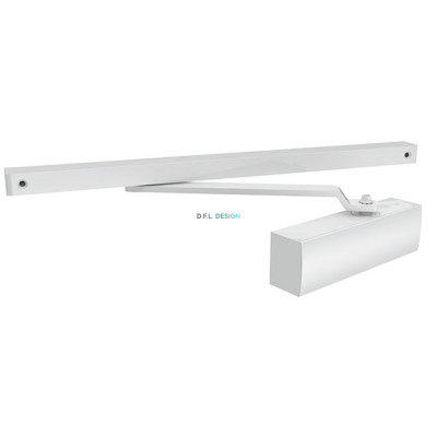 Доводчик дверной со скользящей тягой ARMADILLO DCSLIDER85 WH белый
