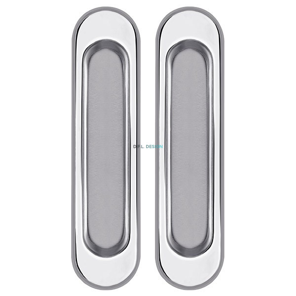 Ручка для раздвижных дверей PUNTO Soft LINE SL-010 СP  хром