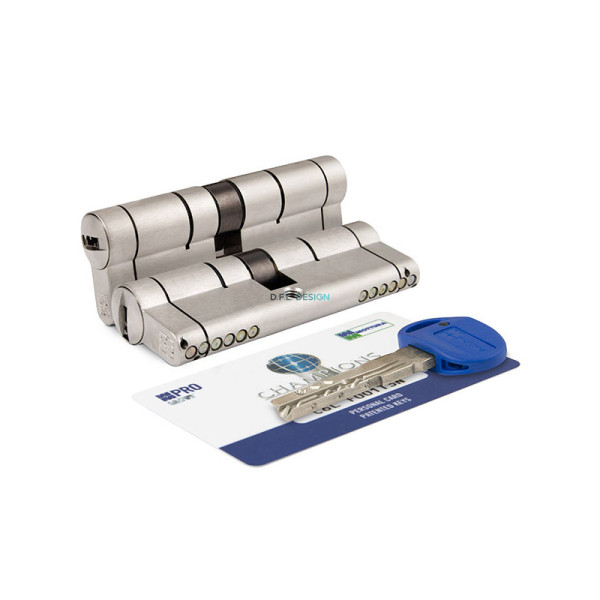 Цилиндровый механизм MOTTURA CP4D465101 матовый никель
