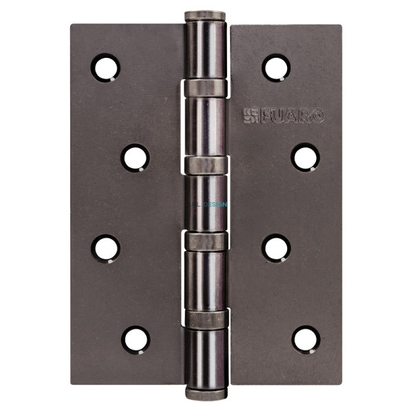 Петля Fuaro универсальная IN4400U-BL OS (4BB/BL 100x75x2,5) состаренное серебро