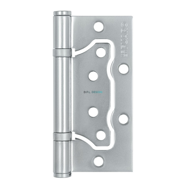 Петля Fuaro универсальная без врезки IN4500W-BL PC (500-2BB/BL 100x2,5) перламутровый хром