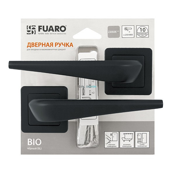 Ручка раздельная Fuaro BIO XM/HD BL-24 черный