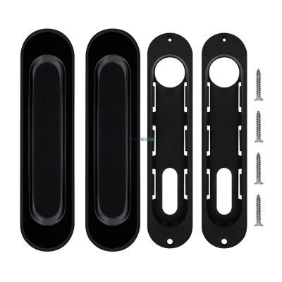 Ручка для раздвижных дверей PUNTO Soft LINE SL-010 BL черный