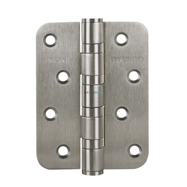 Петля Fuaro из нержавейки универсальная IN4400U-R10 INOX (4BB-R10 102х76х3)