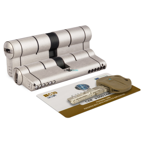 Цилиндровый механизм MOTTURA C39D363601C5 матовый никель