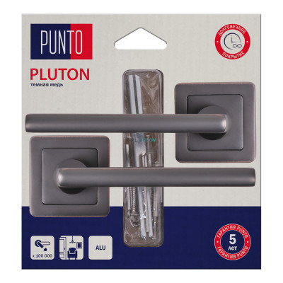 Ручка раздельная PUNTO LM/A KQR52 PLUTON/HD ABL-28 медь Ручка раздельная PUNTO LM/A KQR52 PLUTON/HD ABL-28 медь