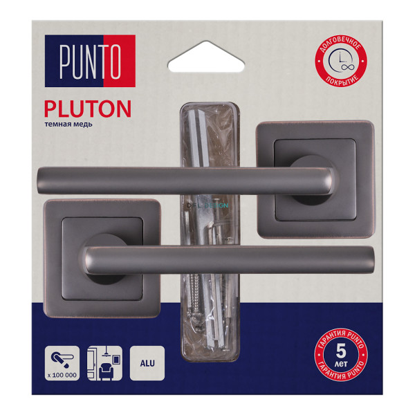 Ручка раздельная PUNTO LM/A KQR52 PLUTON/HD ABL-28 медь