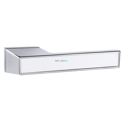 Ручка раздельная PUNTO KQSL52 TITAN СP/WH-19 хром/белый Ручка раздельная PUNTO KQSL52 TITAN СP/WH-19 хром/белый